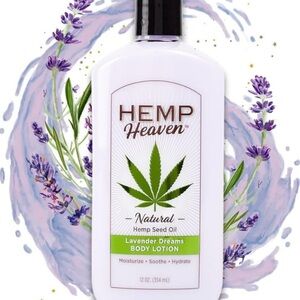 NEW- Sealed- Hemp Heaven Lavender Dreams Body Lotion